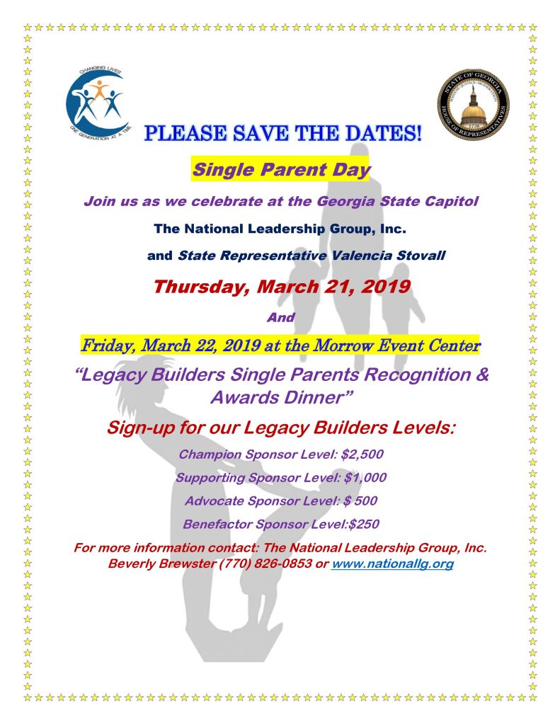 Save the date 2019 - Single Parent Event