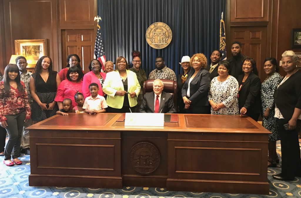 Georgia Governor Deal Signs HR 279